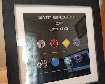 Pokemon Gym Badges - Johto Region