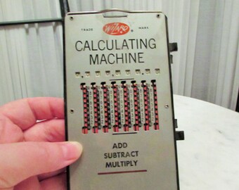 vintage Wizard calculating machine made in Germany