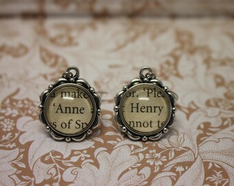 Anne ~ Henry Earrings ~ Henry VIII ~ The Tudors ~ Anne Boleyn ~