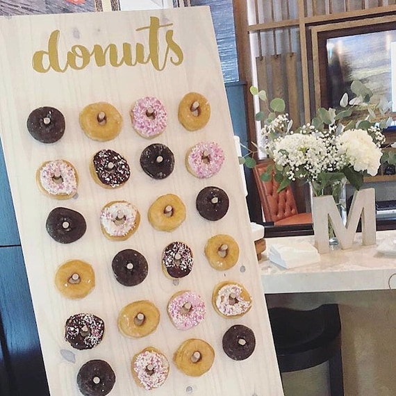 Custom Wood Donut Board Customizable Donut Wall Baby