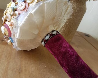 Bespoke button bouquet