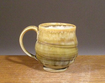 10 ounce, Coffee Mug, Stoneware, Handmade, Pottery Mug, Ceramic Coffee Mug , Beer or Tea