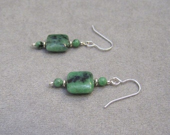 Ruby in Zoisite Earrings - g0872e01