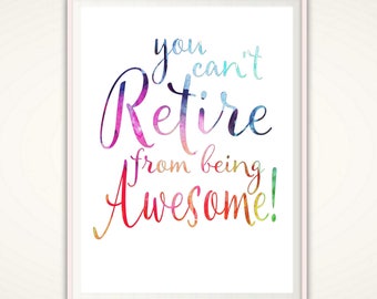 printable retirement card