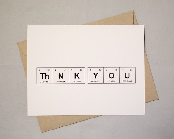 thank you chemistry card set periodic table of the elements thnk you card set of 6 sentimental elements gift for teacher - Periodic Table Of Elements Gifts thank you chemistry card set periodic table of the elements thnk you card set of 6 sentimental elements gift for teacher - Periodic Table Of Elements Gifts