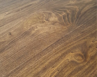 52x52x30 Poplar Round Dining Table with Hair Pin Legs