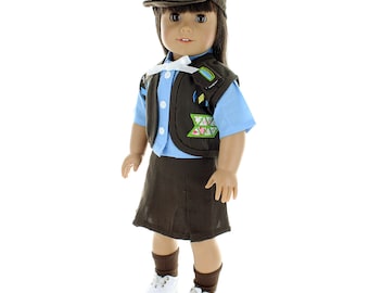 Brownies Girl Scout Uniform for 18" dolls