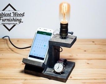 Micro Utility Station Lamp With Electronic Docking Station