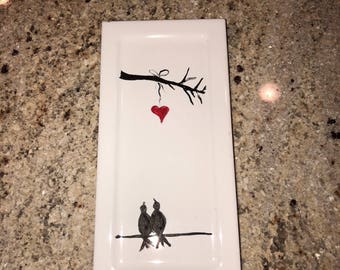 Spoon Rest- Love Birds