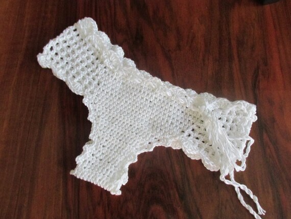 PATTERN bikini brasilian bottom size S M L crochet
