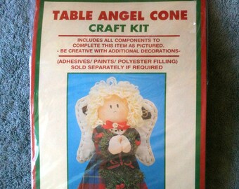 DanDee Table Angel Cone Craft Kit Christmas Decoration Table Top Angel h3