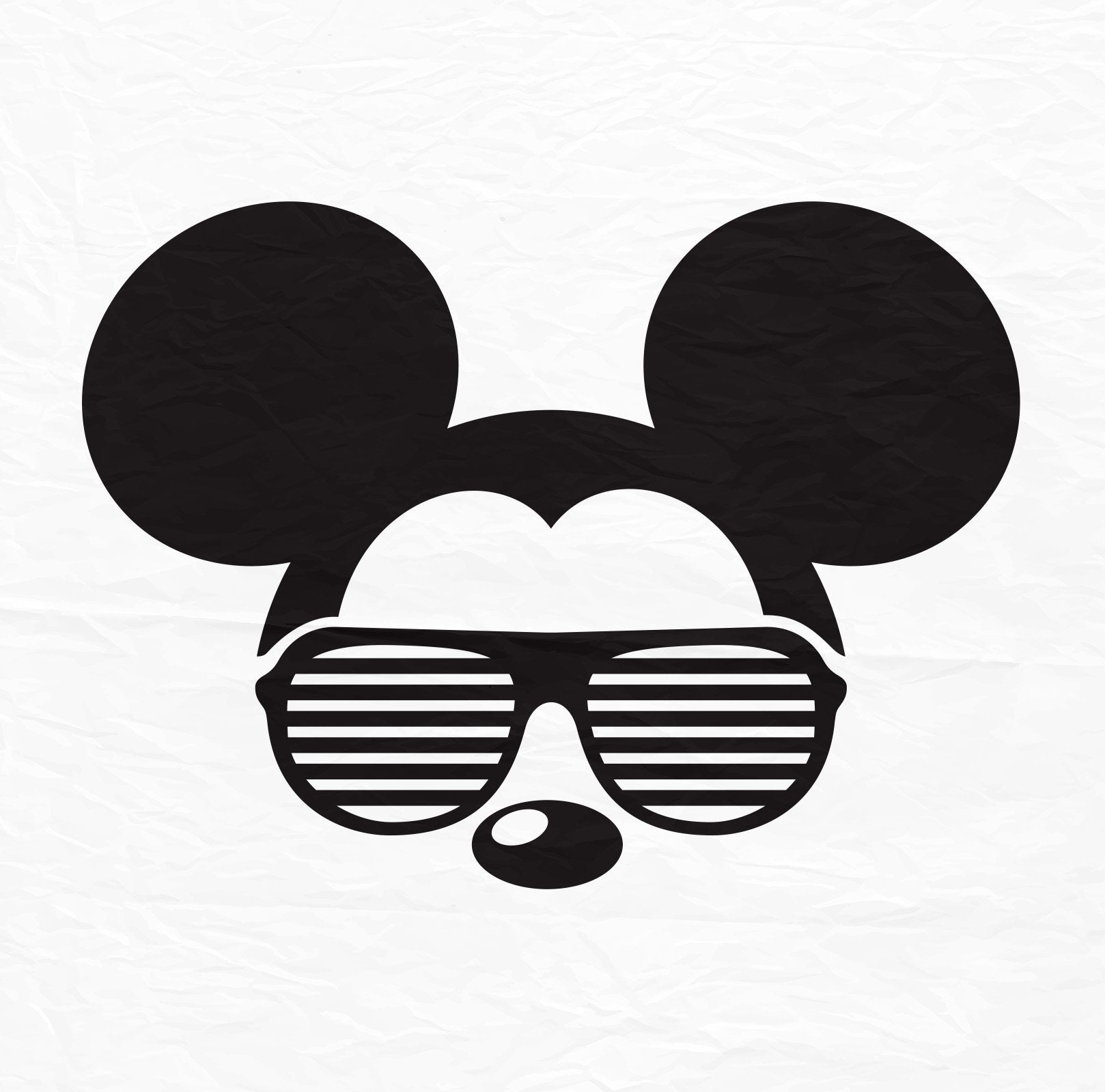 Download Disney Mickey Mouse Sunglasses Icon Head Ears Digital