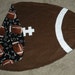 Football Baby Blanket Baby Boy Football Shape