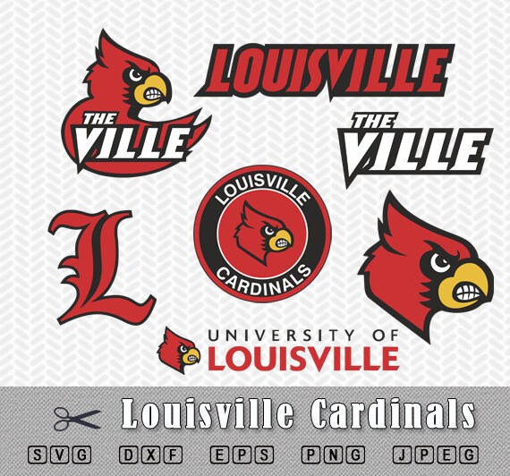 Louisville Cardinals SVG PNG Vector Files Silhouette Cameo