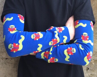 Book Worm Design Warmers for Boys and Girls - Baby, Toddler Leg Warmers - Kid, Tween Leg or Arm Warmers - Great Birthday or Baby Shower Gift
