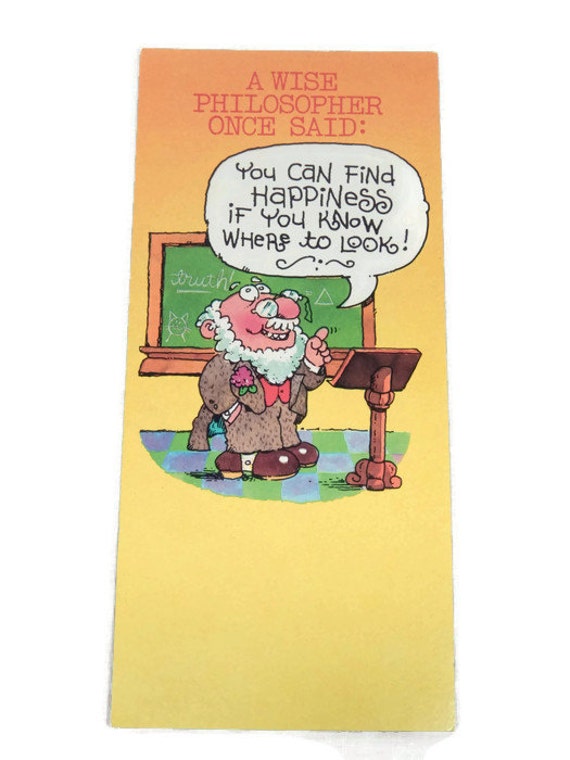 Vintage 1960s Funny Greeting Card Dirty Humor Card Fun