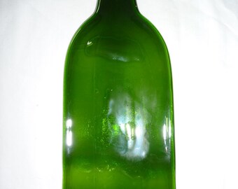 slumbped 750ml green wine bottle
