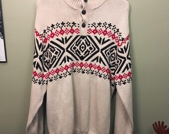Vintage Threads: Ralph Lauren Cozy Knit Sweater (Cream)