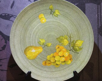 Vintage 1970's Melamine Large Serving Plate