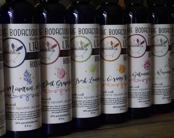 Natural Body Wash | Liquid Body Wash, Liquid Castile Soap, Castile Soap, Essential Oil Body Wash, Luxurious Body Wash, All Natural Body Wash