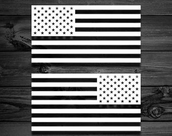 American Flag Vinyl Decal Pair, Flag Decal, Car Decals, Decals For Yeti, American Flag, America Decal, USA, Vehicle Decal, Flag Stickers