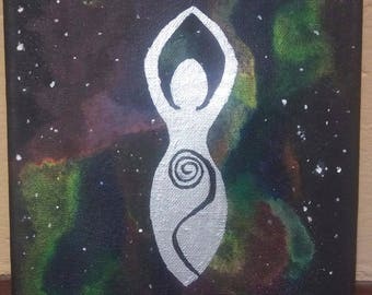 Galaxy Goddess Canvas