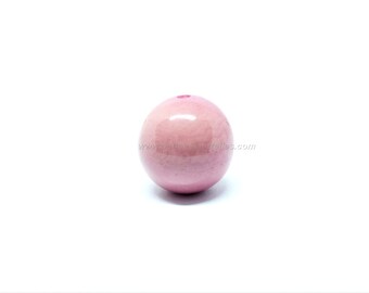 5/7/9/20/25mm - Pink Tagua : 1 or 10 beads