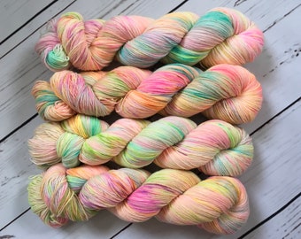 Pot Luck Hand Dyed Superwash BFL/ Nylon Sock Yarn