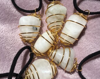 Rainbow Moonstone pendant