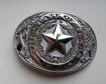 State of Texas Belt Buckle