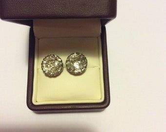 Crystal sparkle stud earrings