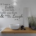 If You Believe Wall Art Sticker, Vinyl Decal, Modern Transfer, PVC