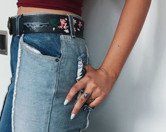 NRA Belt with Rifle Shooting Flower Bullets