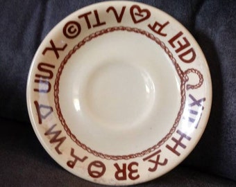 Westward Ho By True West Ringed Saucer Rodeo Pattern