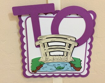 Girl Scout Bridging Ceremony Banner/Daisy/Brownie/Junior/Cadette/Senior/Ambassador/Bridging/Party Decorations/Theme Party Queen