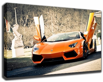 LAMBORGHINI AVENTADOR Canvas/Poster Wall Art Pin Up HD Gallery Wrap Room Decor Home Decor Wall Decor