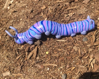 Caterpillar, Figure, Sculpture, Plant, Succulent, Decoration, Cute, Insect, Bug, Handmade, Personalized
