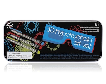 3D Hypotrochoid Spirals Art Set