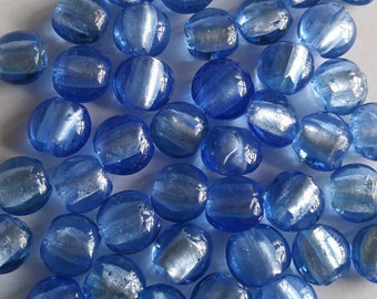 Glass Periwinkle Beads
