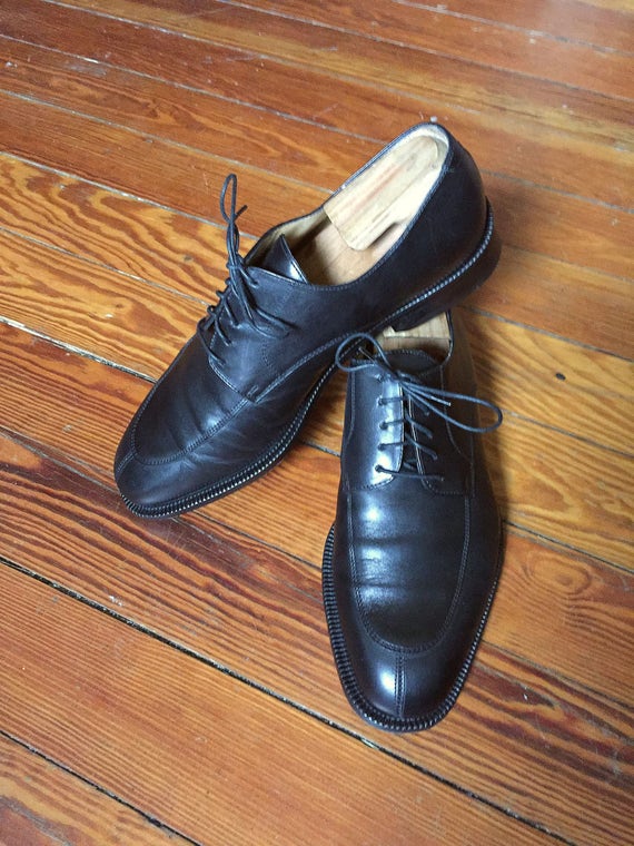 Newer Vintage Cole Haan City Black Split Toe Blucher Shoes