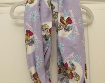 REDUCED PRICE Frozen Flannel Infinity Scarf