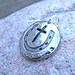 Cowgirl Cross Pendant, Horse Shoe Cross Charm, Rustic Horse Jewelry, Horseshoe Cross Pendant, Western Jewelry, Faith, Luck