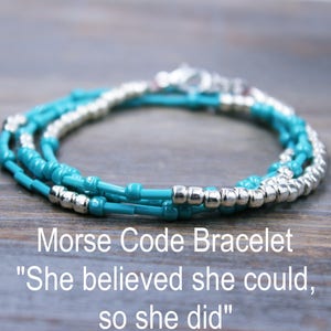 Inspirational Bracelet / Boho Jewelry / Beaded Bracelet / Wrap Bracelet / Personalized Gift for Her / Mother's Day Gift / Graduation Gift