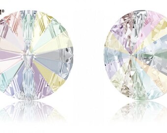 Swarovski 3015 - Round Crystal Button