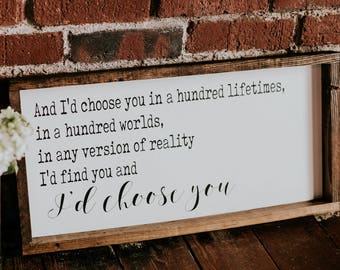 I'd choose you - farmshiusenstyle, rustic decor, F. Scott Fitzgerald