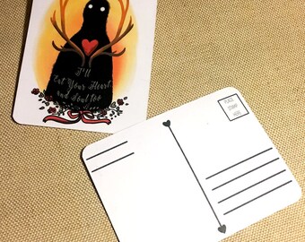 Anti-Valentines Postcard