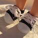 14 inch doll shoes black tennis shoes for wellie wishers effner dolls, wellies American girl doll accessories, shoes for Wellie wishers doll