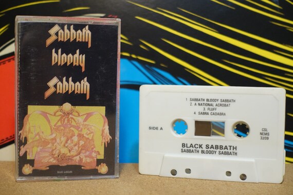 Sabbath Bloody Sabbath by Black Sabbath Vintage Cassette Tape