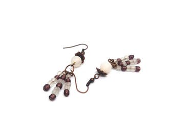 Boucles d'oreille perle