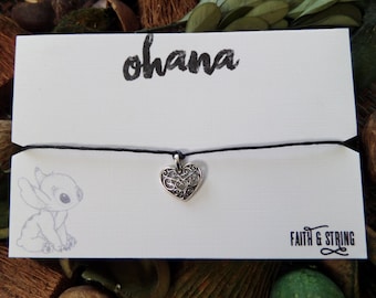 Lilo and Stitch Ohana Friendship Bracelet